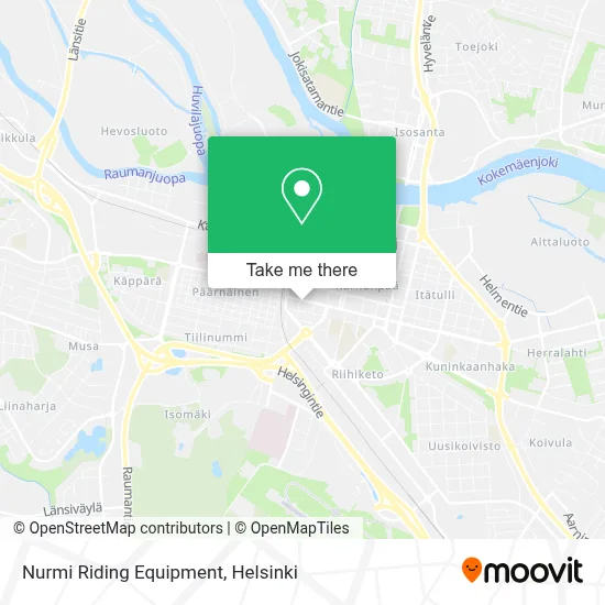 Nurmi Riding Equipment map