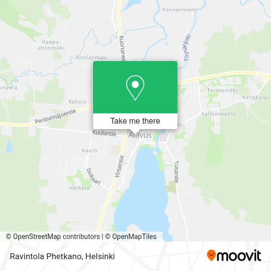 Ravintola Phetkano map