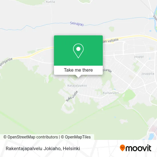 Rakentajapalvelu Jokiaho map