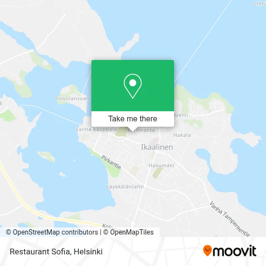 Restaurant Sofia map