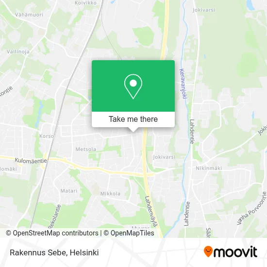 Rakennus Sebe map