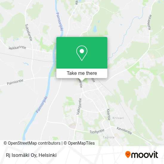 Rj Isomäki Oy map