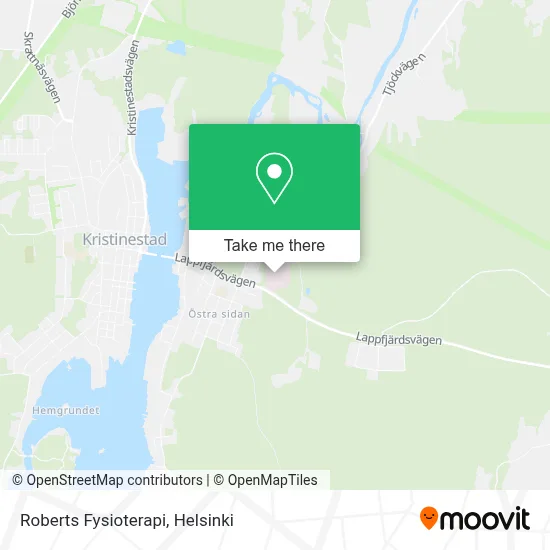 Roberts Fysioterapi map
