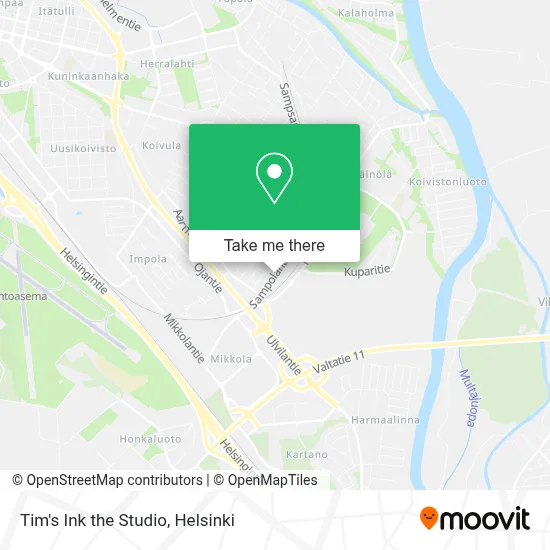 Tim's Ink the Studio map