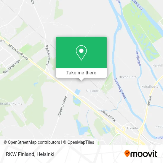RKW Finland map