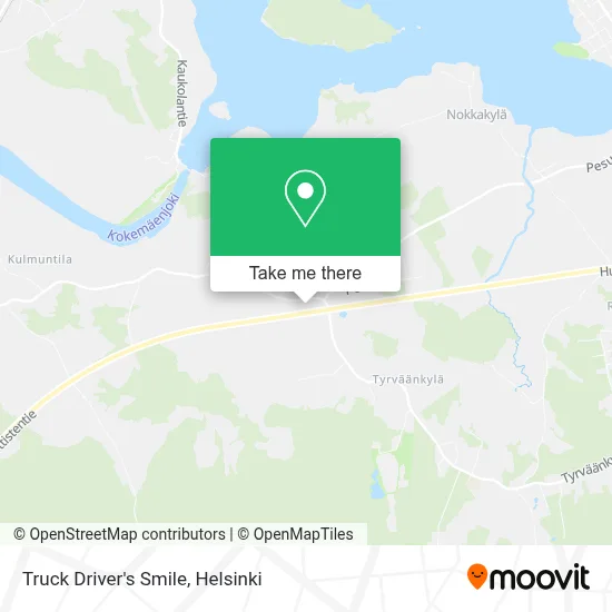 Truck Driver's Smile map