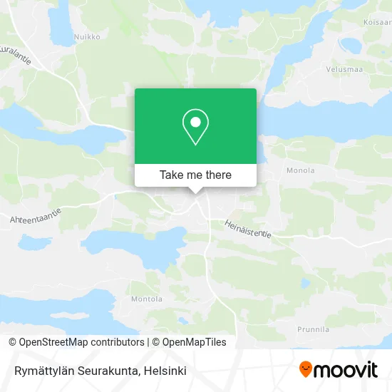 Rymättylän Seurakunta map