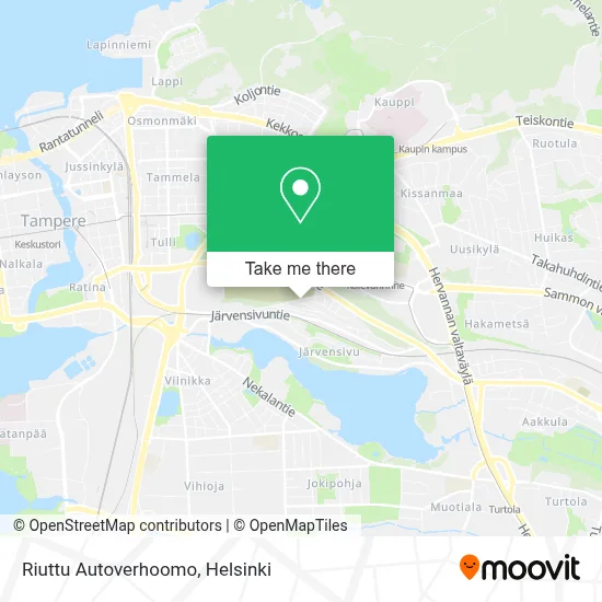 Riuttu Autoverhoomo map