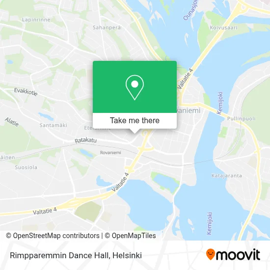 Rimpparemmin Dance Hall map