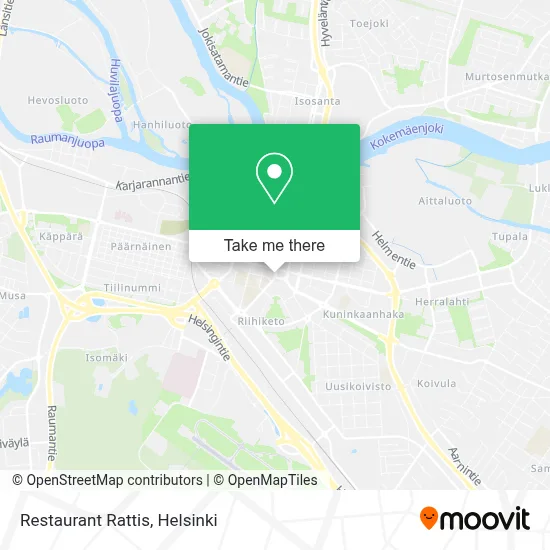 Restaurant Rattis map