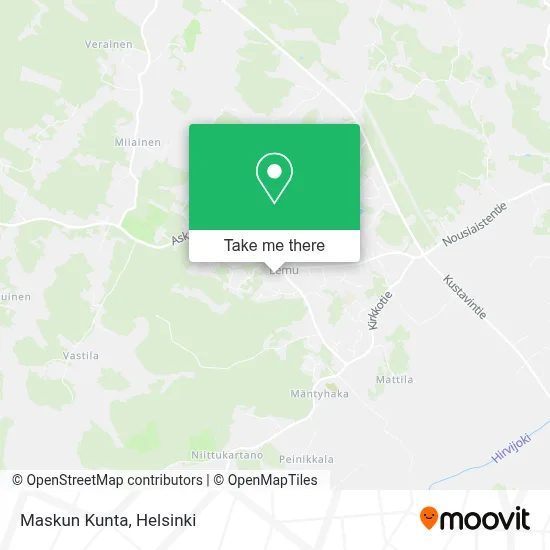 Maskun Kunta map