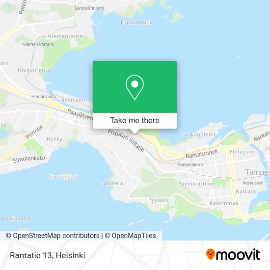 Rantatie 13 map