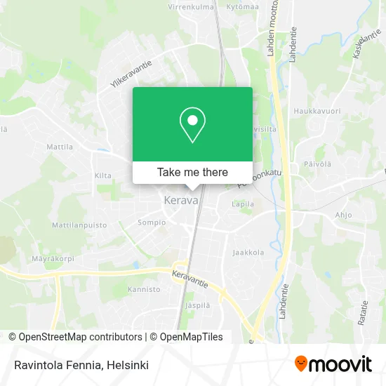 Ravintola Fennia map