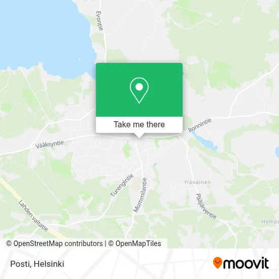 Posti map