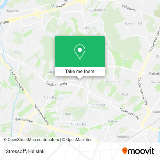 Stressoff map