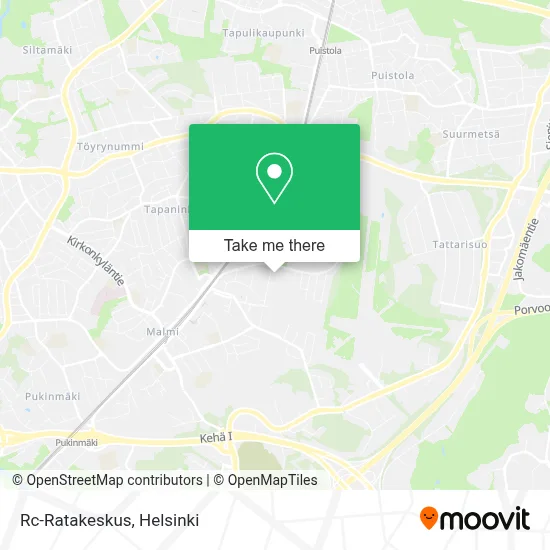 Rc-Ratakeskus map