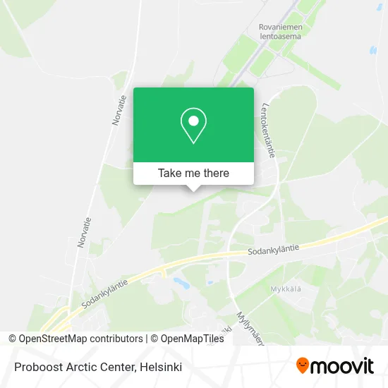 Proboost Arctic Center map
