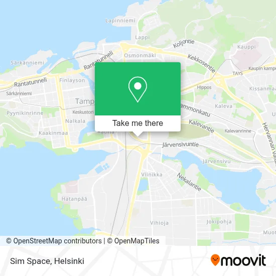 Sim Space map