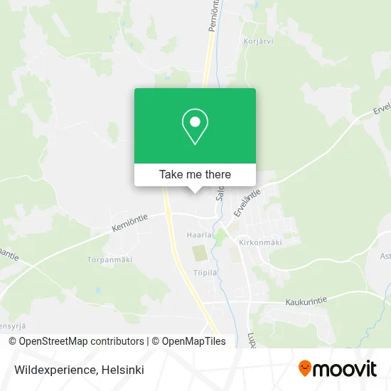 Wildexperience map