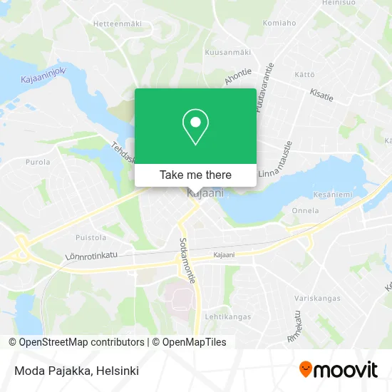 Moda Pajakka map