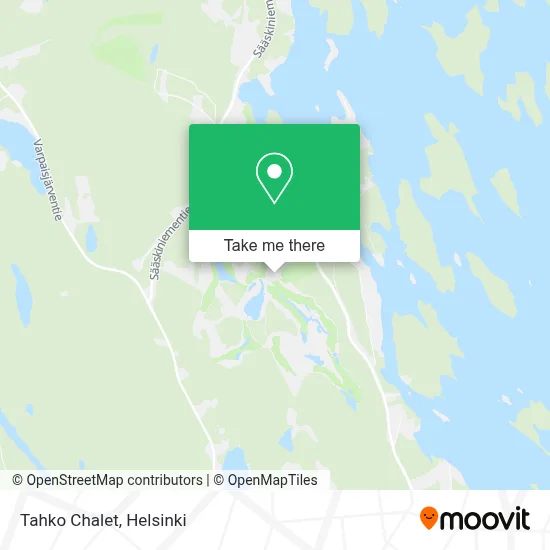 Tahko Chalet map