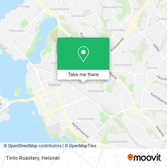 Tinto Roastery map