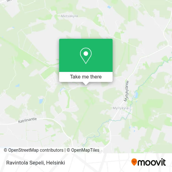 Ravintola Sepeli map