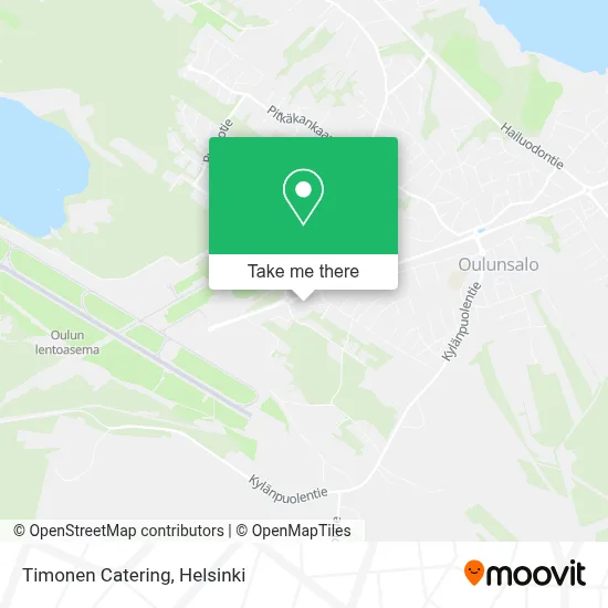 Timonen Catering map