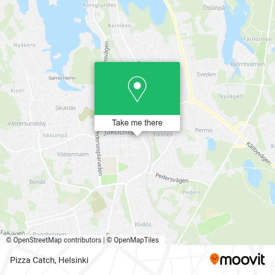 Pizza Catch map