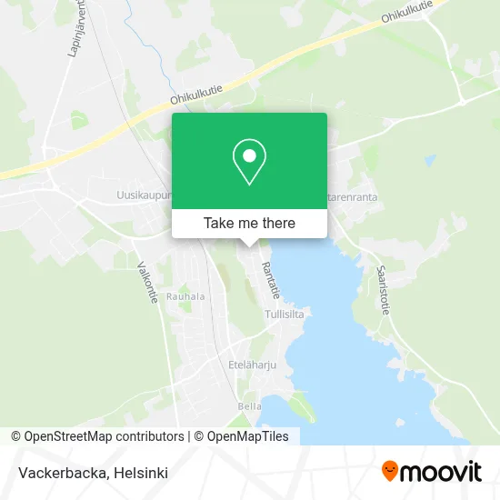 Vackerbacka map