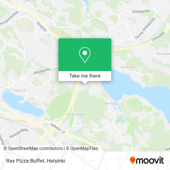 Rax Pizza Buffet map