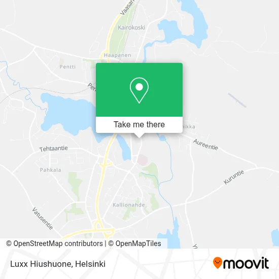 Luxx Hiushuone map