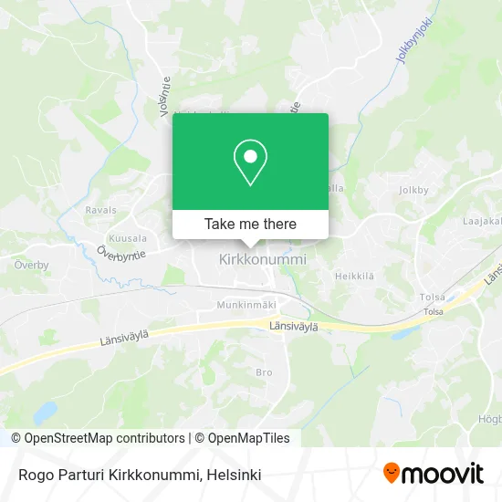 Rogo Parturi Kirkkonummi map