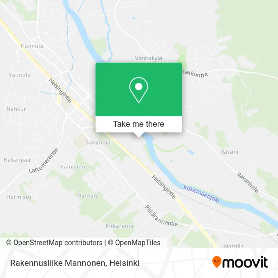 Rakennusliike Mannonen map