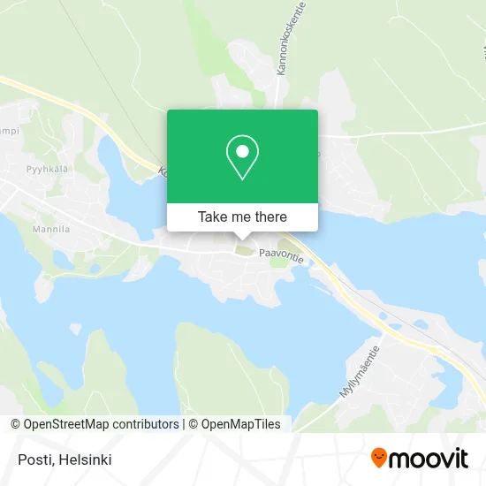 Posti map