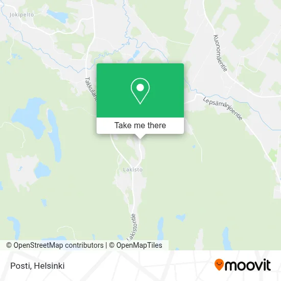 Posti map