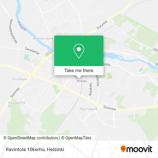 Ravintola 10kerho map