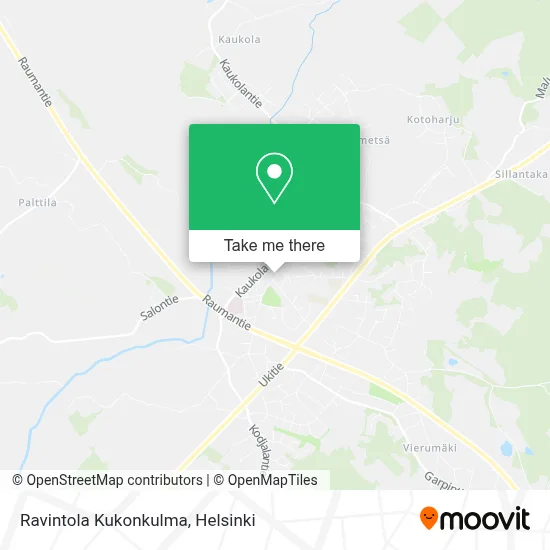 Ravintola Kukonkulma map