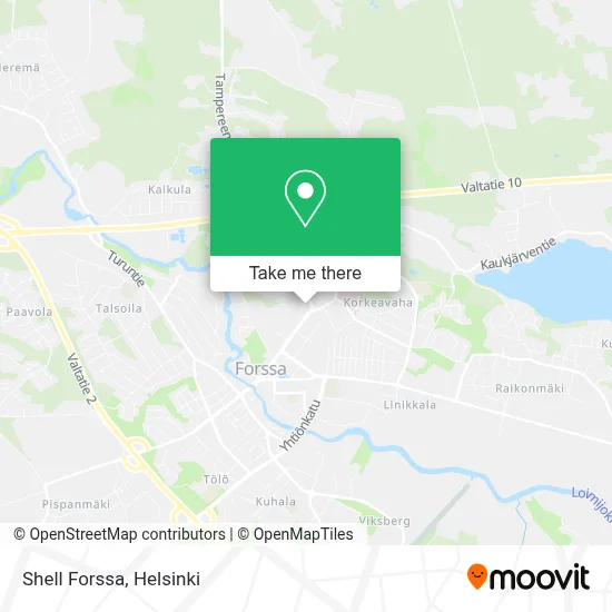 Shell Forssa map