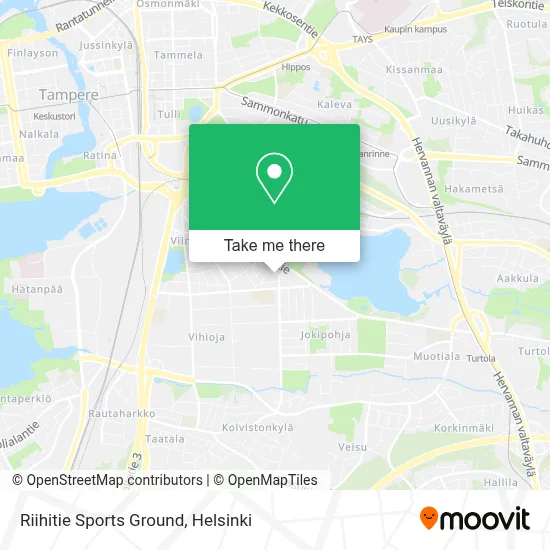 Riihitie Sports Ground map