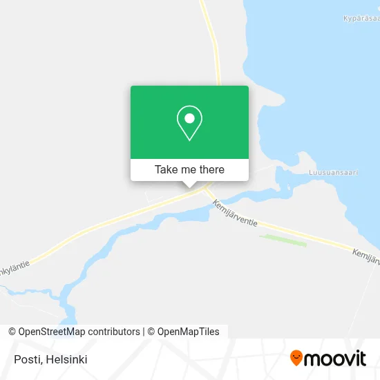 Posti map