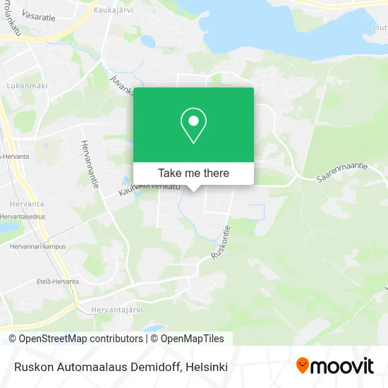 Ruskon Automaalaus Demidoff map