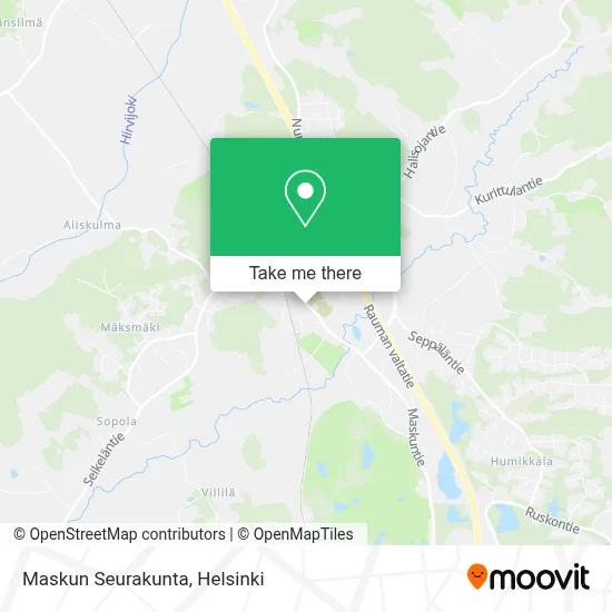 Maskun Seurakunta map