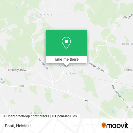 Posti map