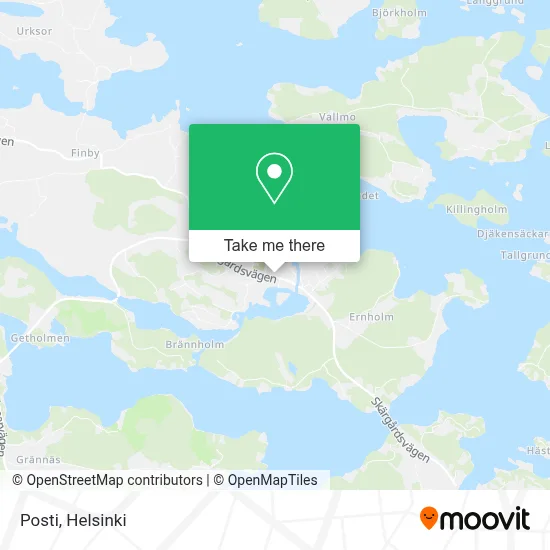 Posti map