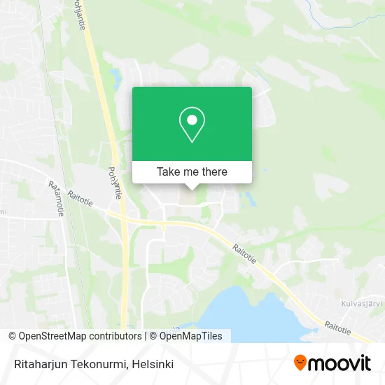 Ritaharjun Tekonurmi map