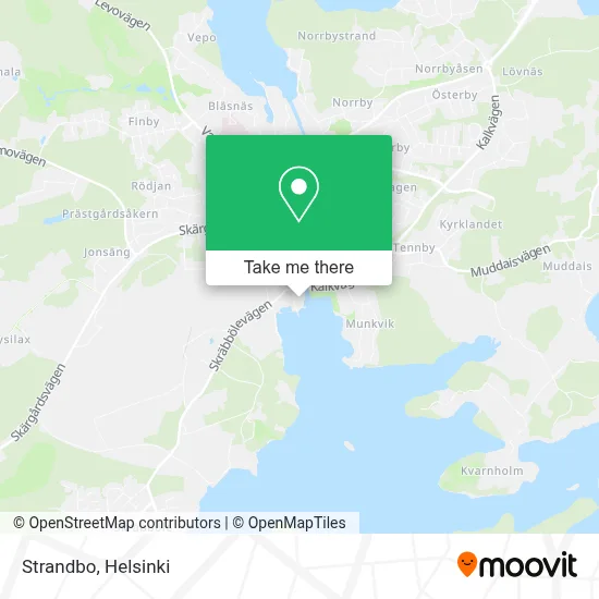 Strandbo map