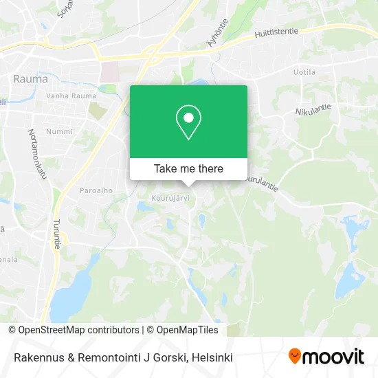Rakennus & Remontointi J Gorski map