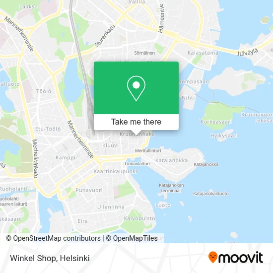 Winkel Shop map