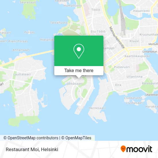 Restaurant Moi map